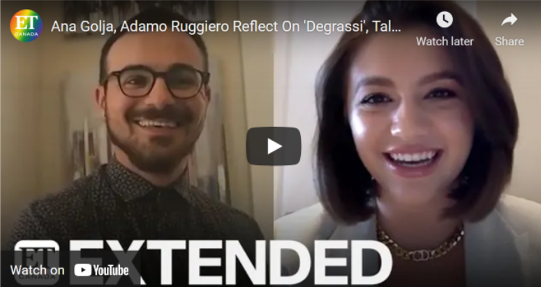 ‘Degrassi’ Stars Adamo Ruggiero And Ana Golja Look Back On Playing ...